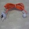 Power Cable 240V 10A AUST R/A Socket Orange - 2m