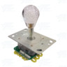 Short Bat Clear Bubble Top Multi-coloured Illuminated Joystick for Arcade Machine