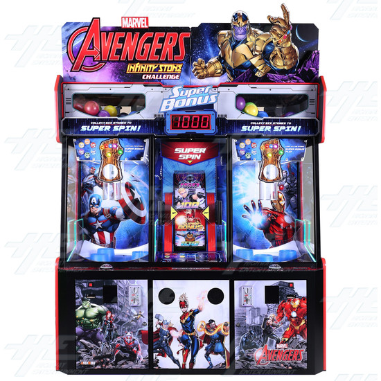 Avenger's Ball Drop (infinity stone) Ticket Redemption Machine - avenger infinity 3