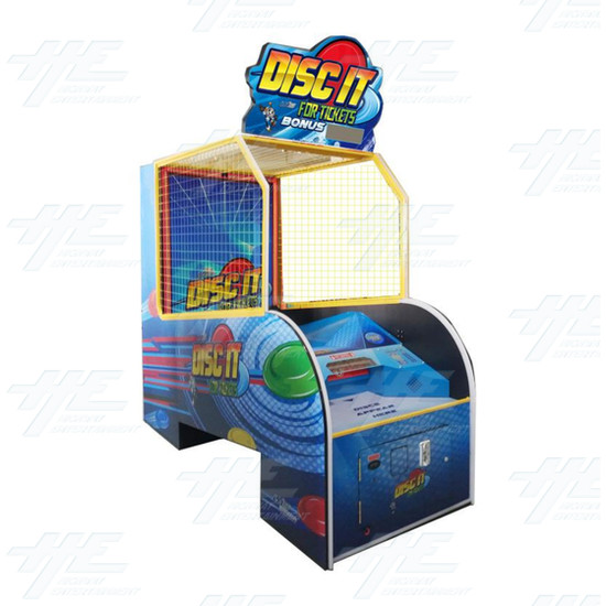 Disc for Ticket Ticket Redemption Machine - unis-disc-it-for-tickets-arcade-game-machines Angle view