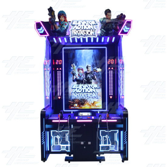 Elevator Action Invasion SD - 2 Player Gun Shooter Arcade Machine - Elevator Action Invasion - Front View