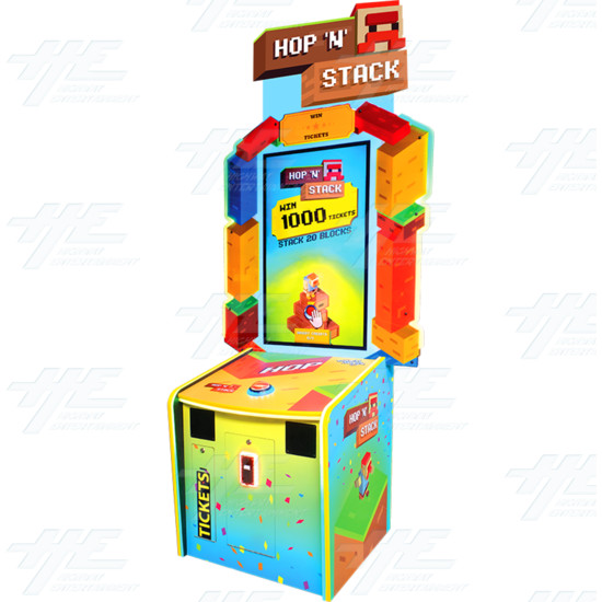 Hop N Stack Ticket Redemption Machine - hop_n_stack_800px_png24-1600x1600 angle view