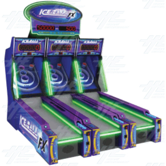 ICE Ball FX Alley Roller Arcade Machine - ICE Ball FX Alley Roller Arcade Machine