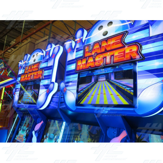 Lane Master Twin Bowling Alley Ticket Redemption Machine - marquee