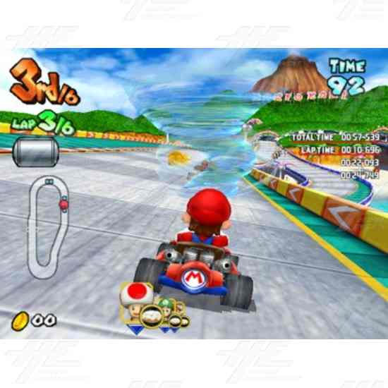 Mario Kart GP DX Arcade Machine Namco - Screenshot