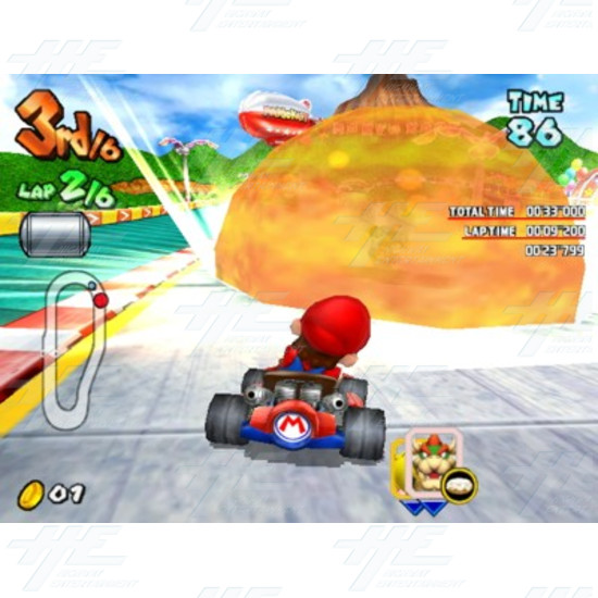 Mario Kart GP DX Arcade Machine Namco - Screenshot