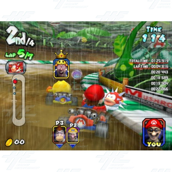 Mario Kart GP DX Arcade Machine Namco - Screenshot