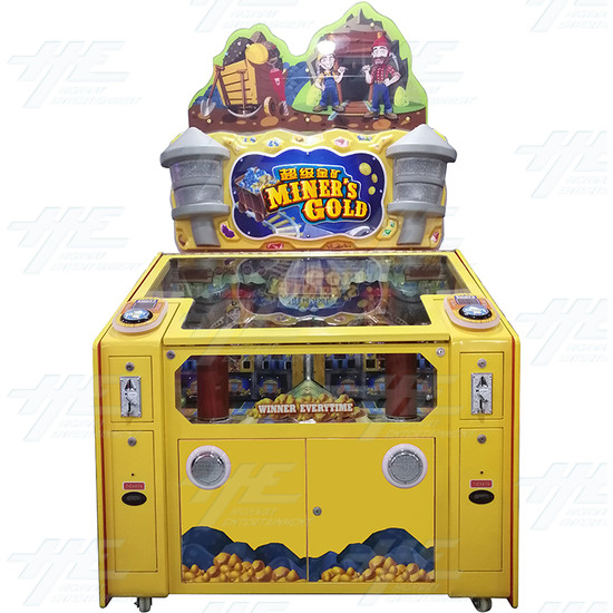 Miners Gold Ticket Redemption Machine - MIners Gold Front View