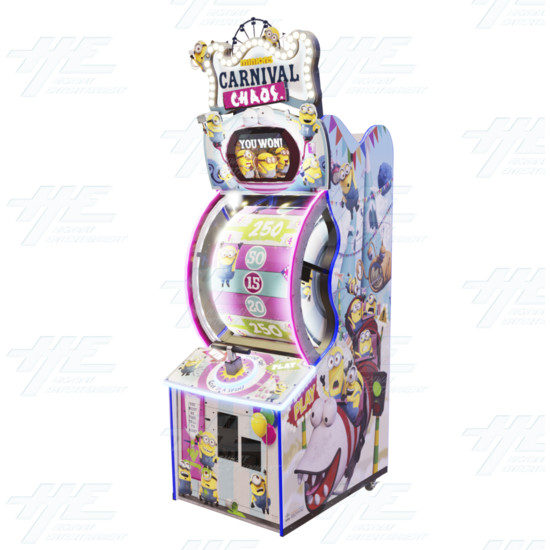 Minions Carnival Chaos Ticket Redemption Machine - Minions_Carnival_Chaos-600x1065 angle view