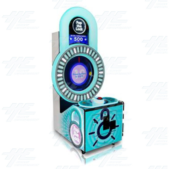 Pop The Lock Ticket Redemption Arcade Machine - Pop The Lock Angle View