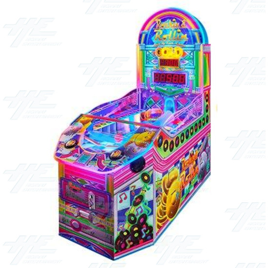 Rockin & Rollin Ticket Redemption Arcade Machine - Rockin & Rollin Arcade game view 3