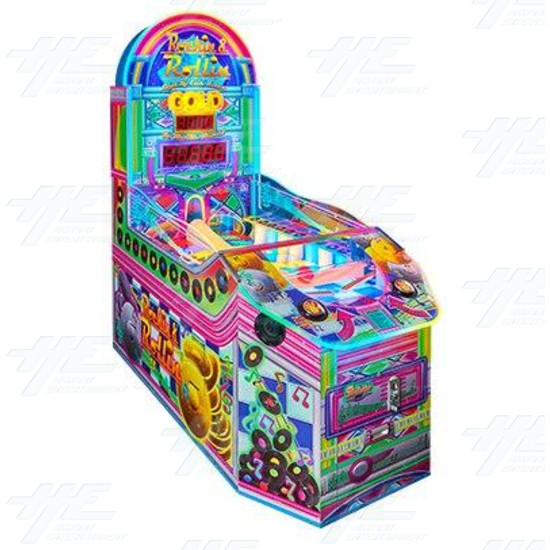 Rockin & Rollin Ticket Redemption Arcade Machine - Rockin & Rollin Arcade game view 2