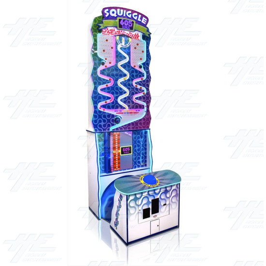 Squiggle Ticket Redemption Machine - Squiggle arcade game view