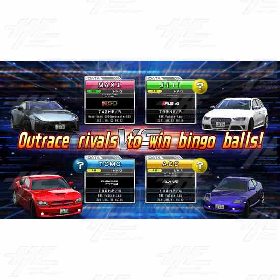 Wangan Midnight Maximum Tune 6 RR - 4 player Arcade Machine - Bingo Mode